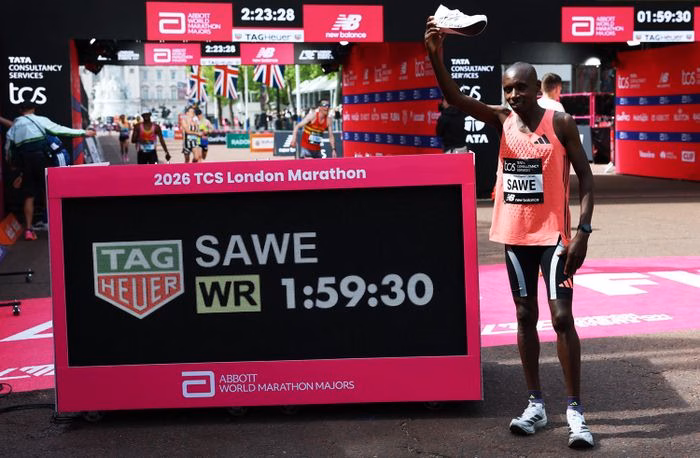 Sabastian Sawe đã thiết lập một chuẩn mực mới cho lịch sử chạy marathon thế giới.