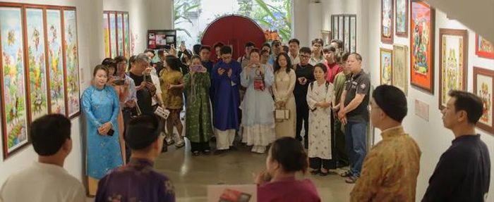 Không gian triển lãm Nam Sử Họa Kiếng, nơi những giá trị cũ được kể lại bằng ngôn ngữ mới (Ảnh: BTCCC).